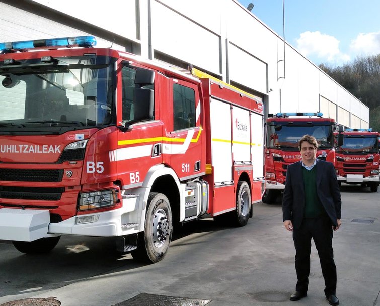 Vizcaya renouvelle sa flotte de lutte contre les incendies et de secours avec 15 véhicules équipés de transmissions automatiques Allison